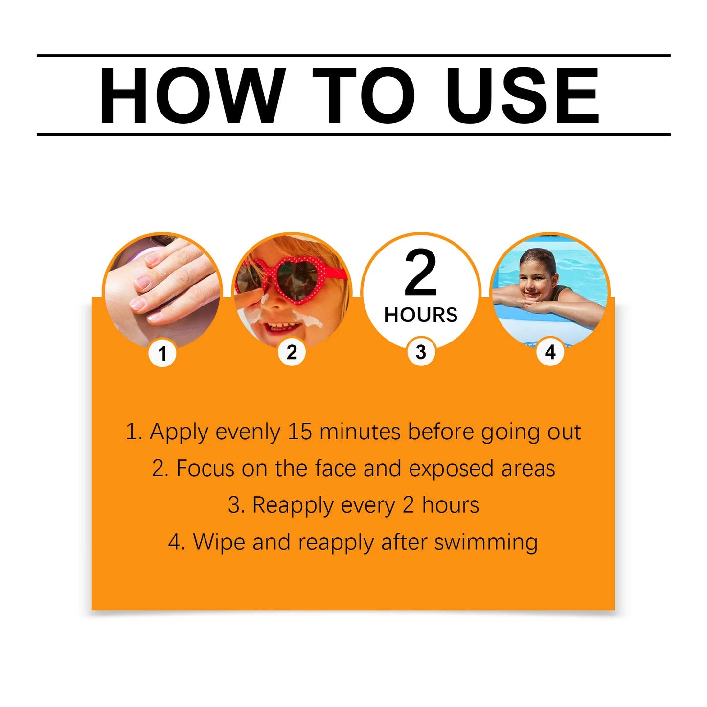 SPF 50+ Children Mild Sunscreen Cream Not Irritating Prevent UVA/UVB Sunburn Refresh Moisturize Nourish Children Sunscreen Cream