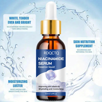 Niacinamide Serum - Hydrating Facial Essence for Skin Elasticity, Deep Moisturization & Nourishment