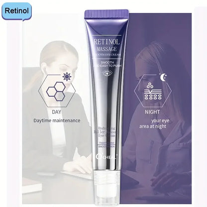 Retinol Eye Cream - Natural Ingredient Care, Long-Lasting Moisturizing Formula, Eye Care, Caring for the Skin Around the Eyes